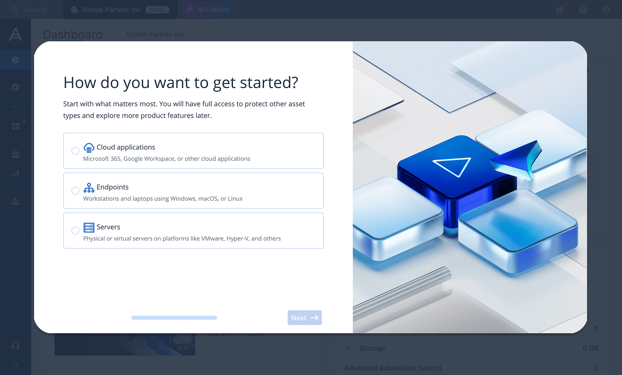 Acronis onboarding preview image